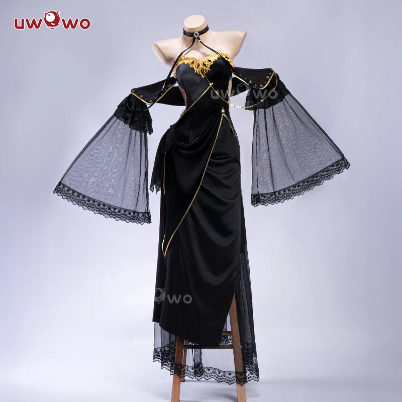 S-3XL INSTOCK-Uwowo Code Geass: C.C. CC Black Gown Cosplay Costume - Image 3