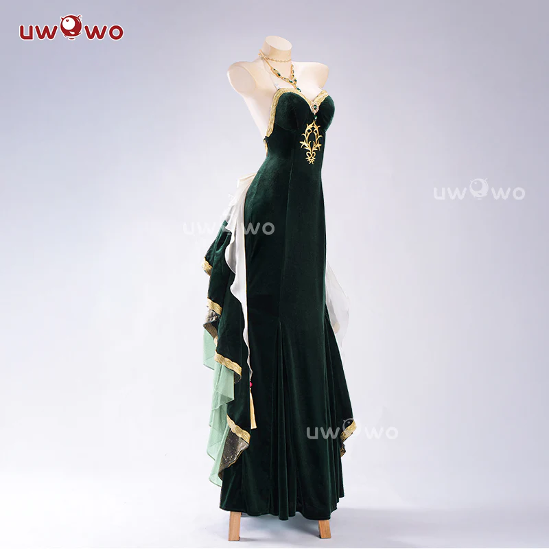 S-3XL INSTOCK Uwowo Code Geass: C.C. CC Court Style Gown Cosplay Costume - Image 6
