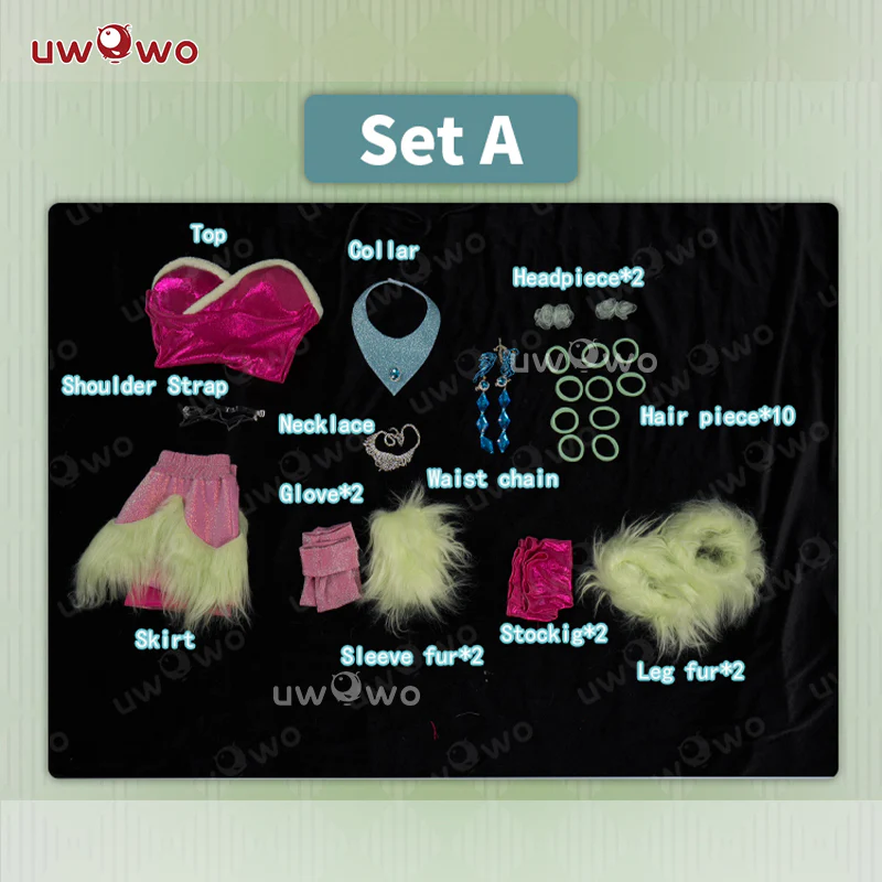 [Last Batch] INSTOCK Uwowo Flora S4 Winter Fairy Club Transformation Cosplay Costume S-3XL - Image 7
