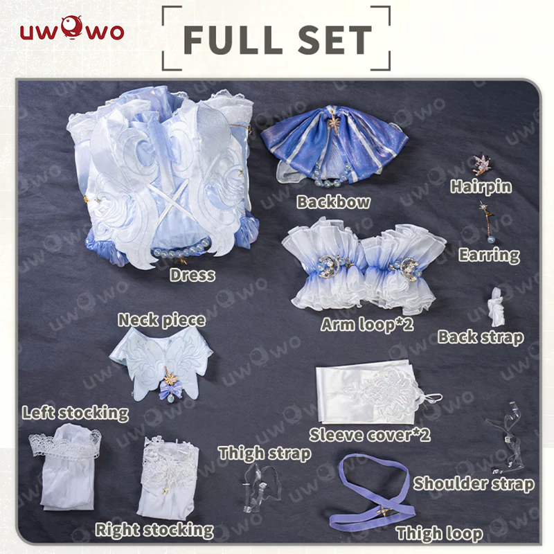 S-3XL INSTOCK Uwowo Game Honkai Star Rail Fanart Robin Fairy Princess Cosplay Costume - Image 7
