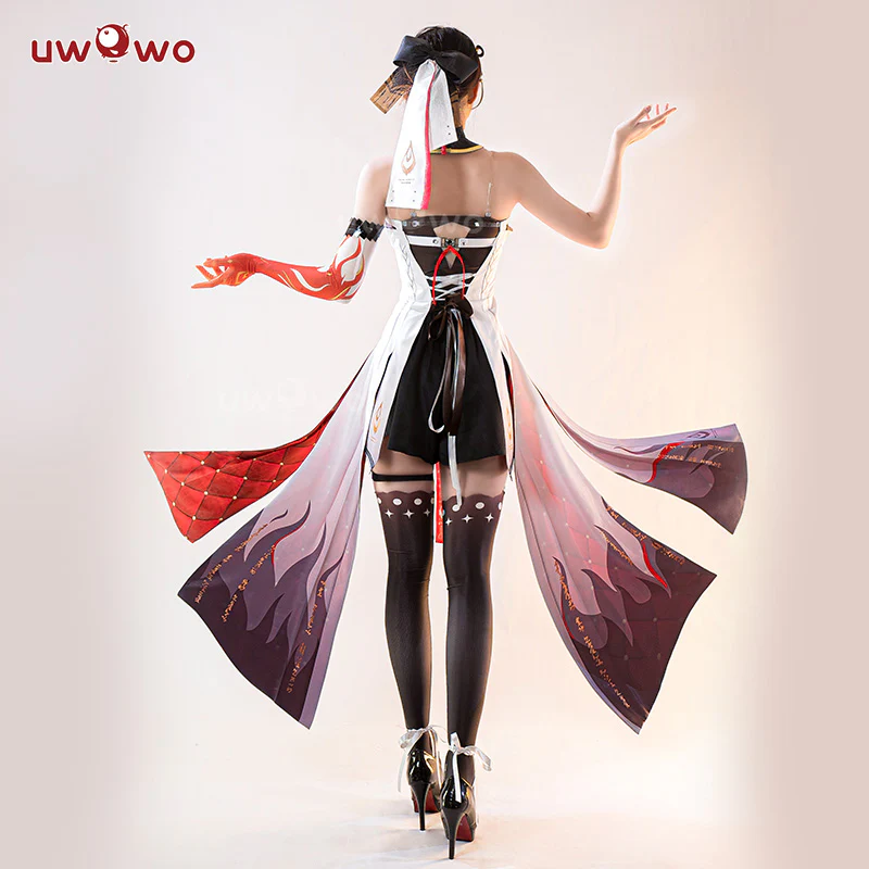 S-3XL INSTOCK-Uwowo Game Wuthering Waves Changli Cosplay Costume - Image 3