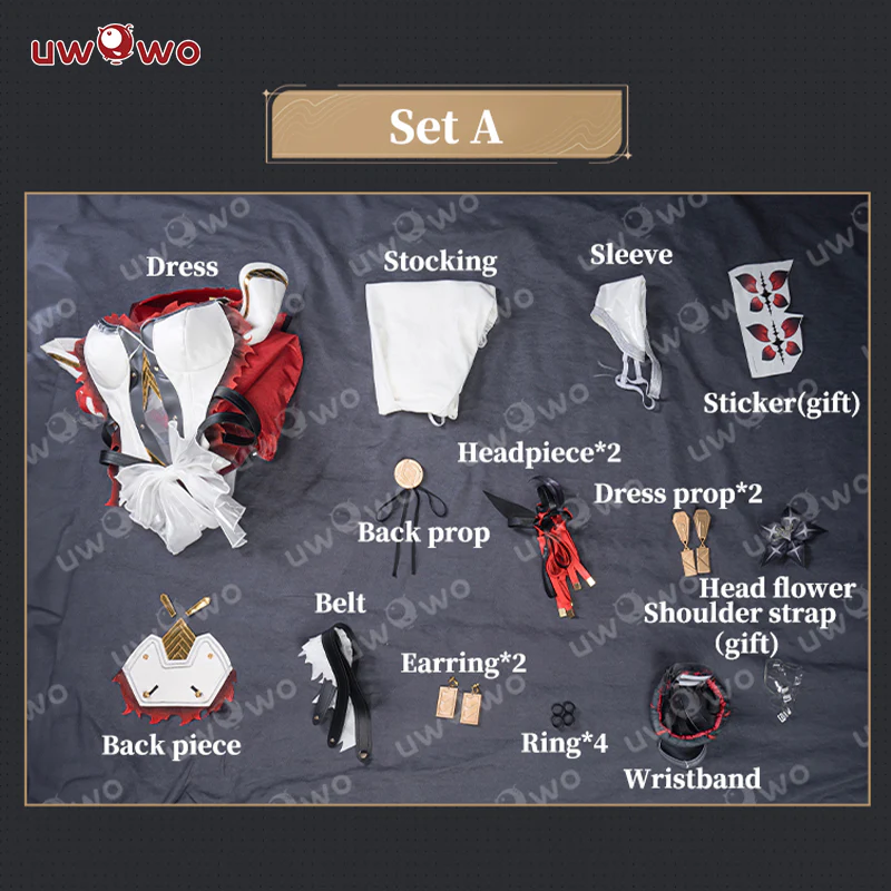S-3XL INSTOCK Uwowo Game Wuthering Waves Chun Camellya Cosplay Costume - Image 5