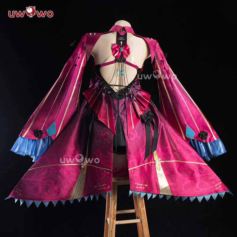 S-3XL Uwowo Game Wuthering Waves WuWa Carlotta Cosplay Costume - Image 3