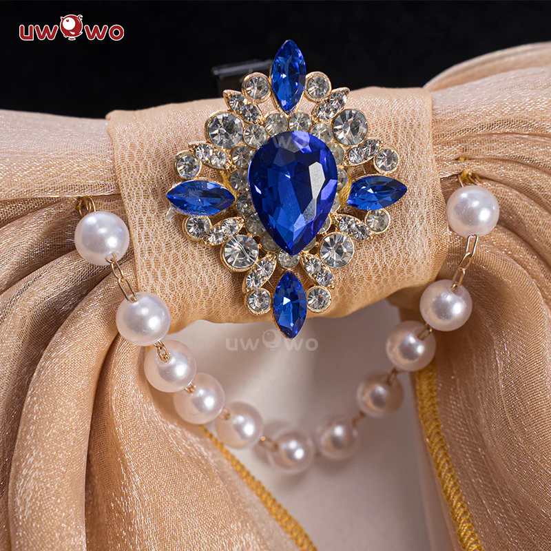 [Last Batch] INSTOCK-Uwowo Genshin Impact Fanart Navia Gown Dress Cosplay Costume - Image 5