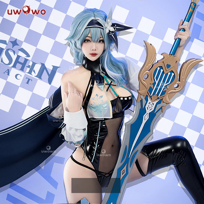 【Special Discount】【In Stock】Uwowo Genshin Impact Fanart Racing Eula Cosplay Costume - Image 3