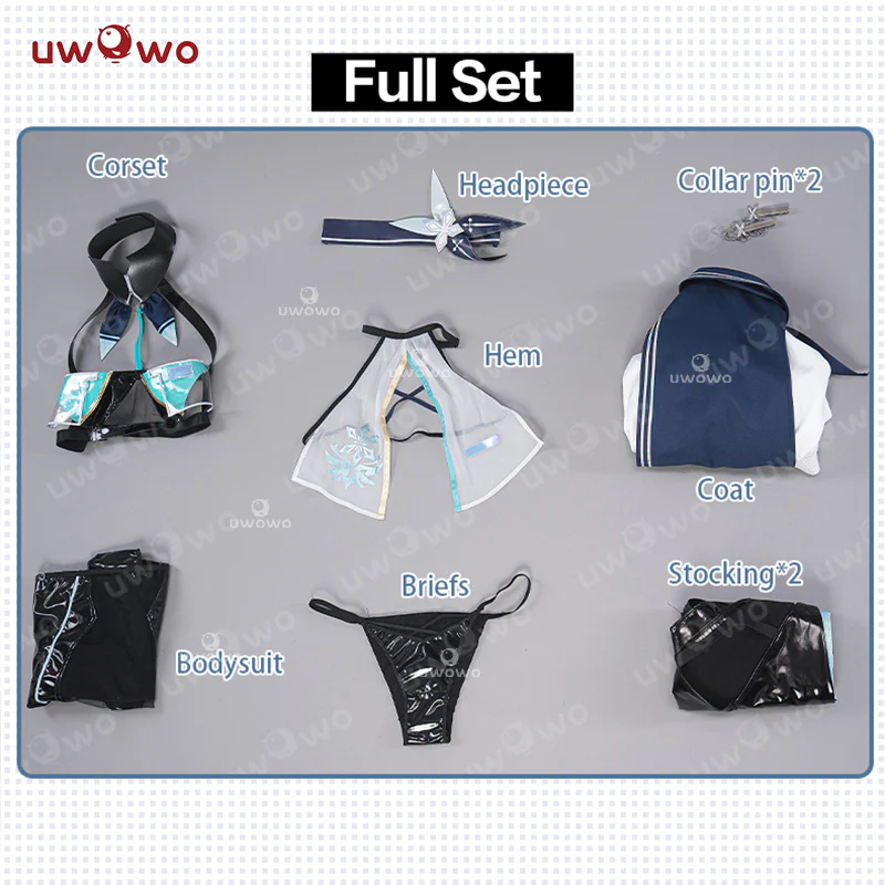 【Special Discount】【In Stock】Uwowo Genshin Impact Fanart Racing Eula Cosplay Costume - Image 6