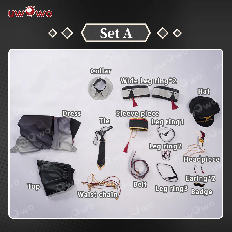 Uwowo Genshin Impact Fanart Shenhe Military Uniform Cosplay Costume - Image 8