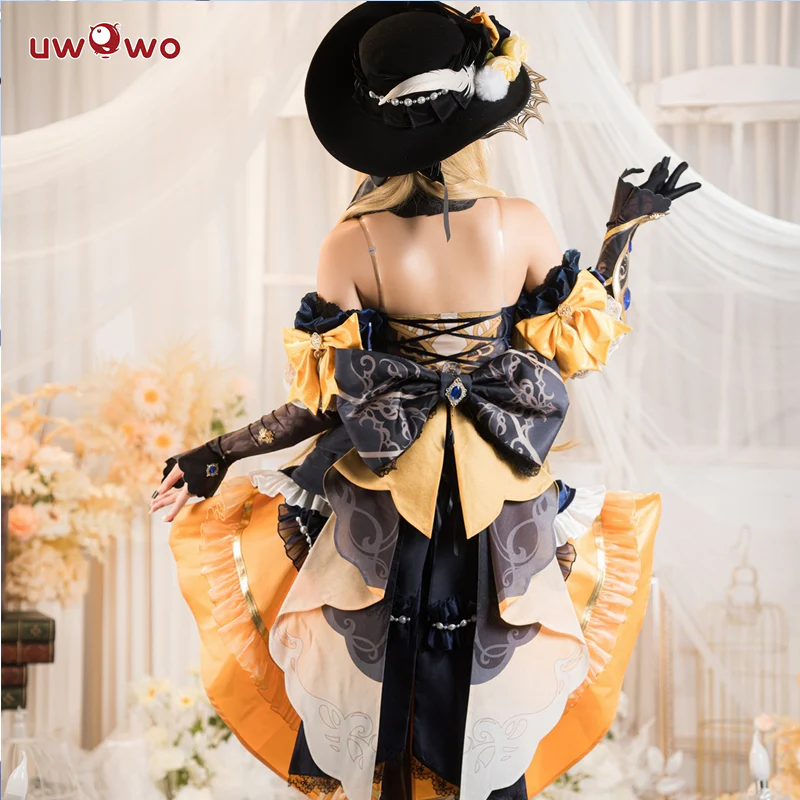 S-3XL INSTOCK Uwowo Genshin Impact Navia Fontaine Rococo Style Dress Cospaly Costume - Image 3