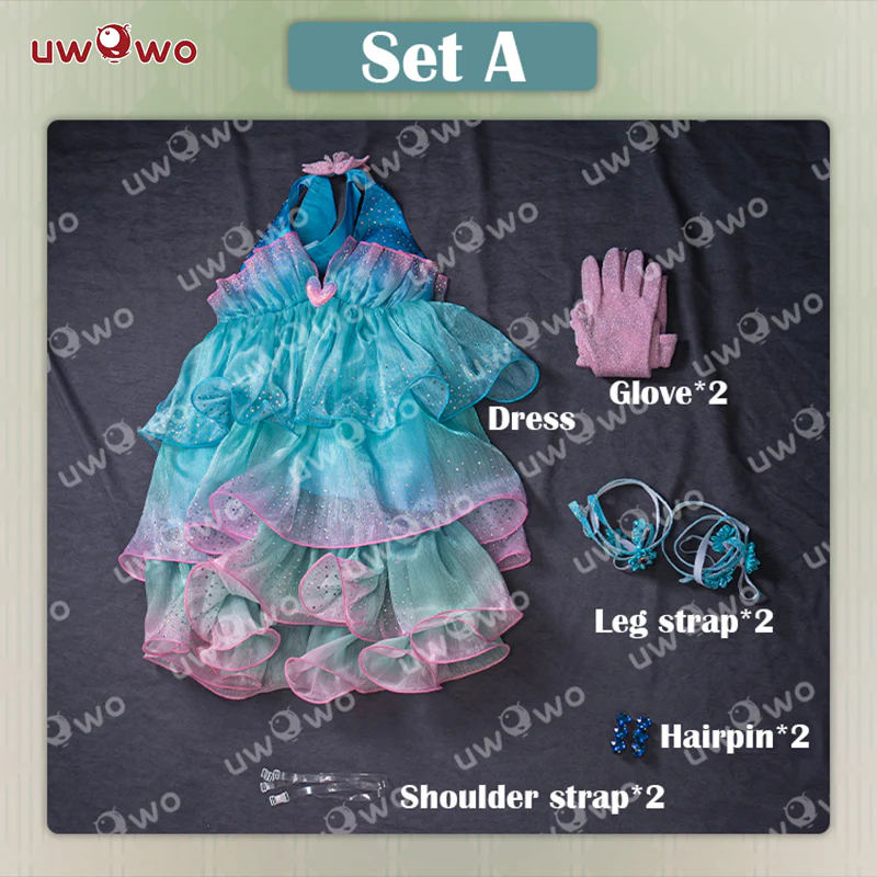 S-3XL INSTOCK Uwowo Bloom Princess Wings Fairy Club Cosplay Costumes - Image 7