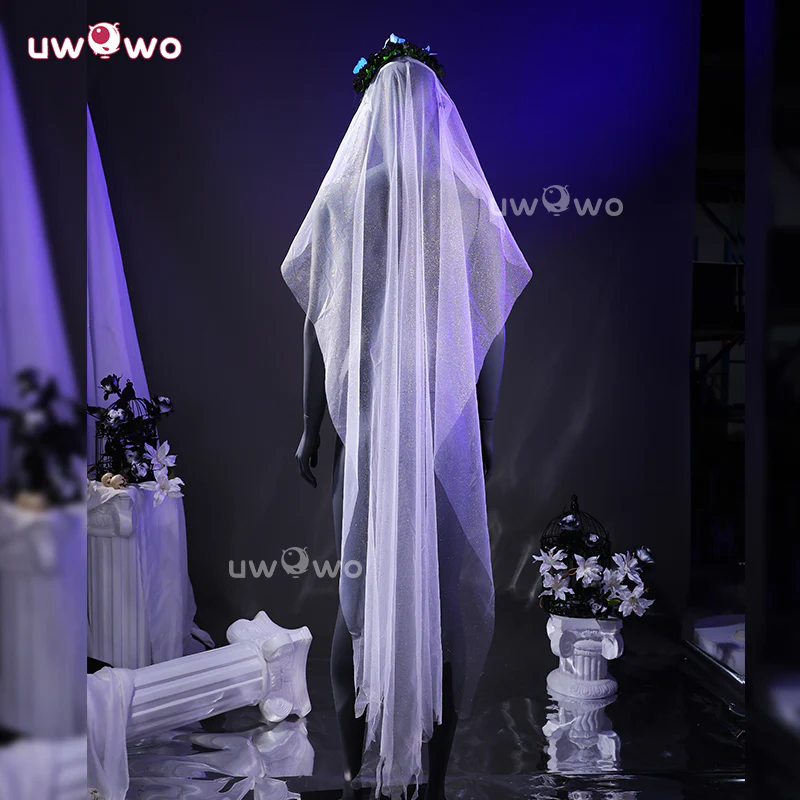 Uwowo Collab Series: Ghost Bride Doll Gown Halloween Cosplay Costume S-3XL - Image 3