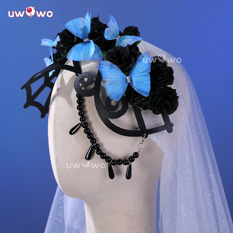 Uwowo Collab Series: Ghost Bride Doll Gown Halloween Cosplay Costume S-3XL - Image 4