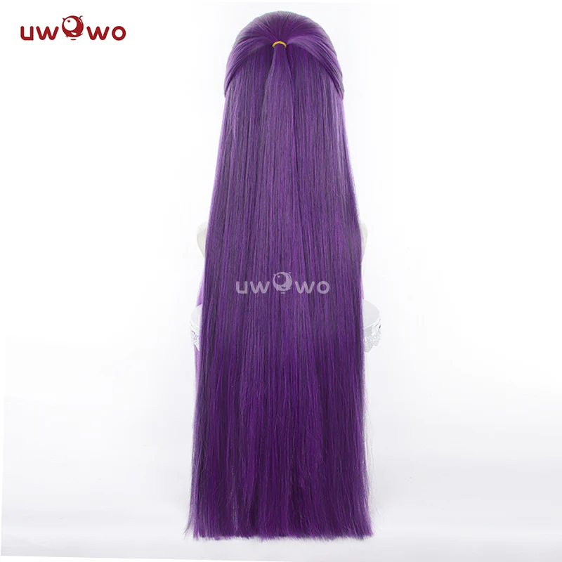 Uwowo Anime Frieren: Beyond Journey's End Fern Cosplay Wig Long Purple Hair - Image 4