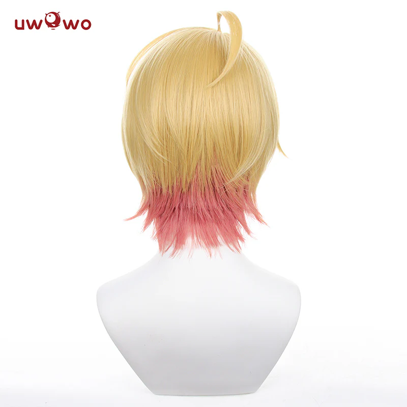 Uwowo Anime Oshi no Ko Cosplay Wig Hoshino Akuamarin Aqua Cosplay Wig Short Hair - Image 4