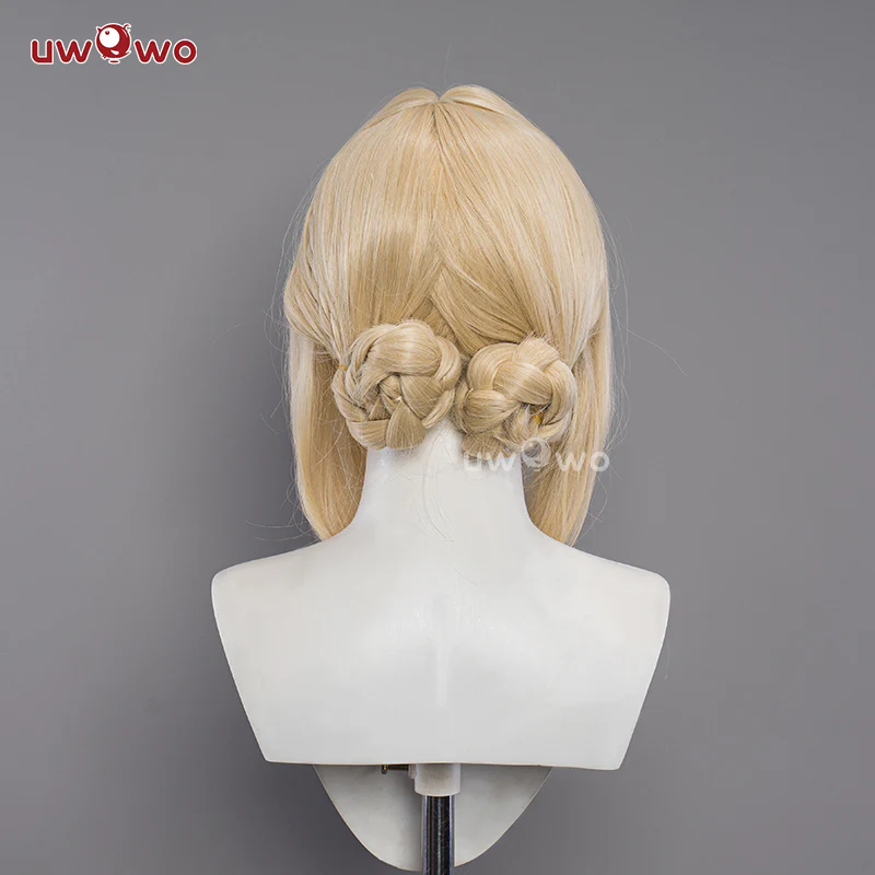 Uwowo Anime Violet Evergarden Cosplay Wig Violet Wig Yellow Long Hair - Image 4
