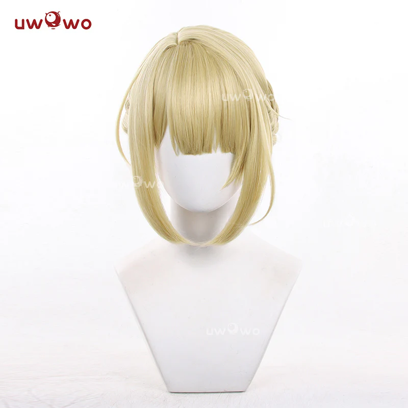 【Pre-sale】Uwowo Game Zenless Zone Zero Evelyn Chevalier Cosplay Wig Long Yellow Hair - Image 2