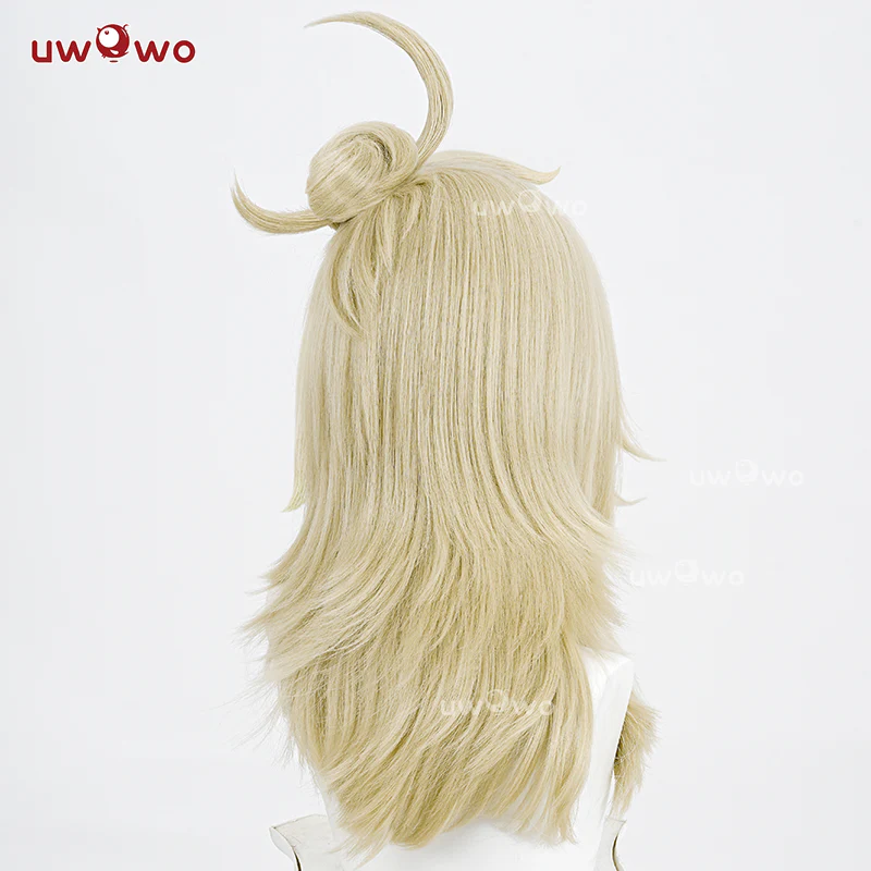 Uwowo Game Zenless Zone Zero ZZZ Piper Wheel Cosplay Wig Long Yellow Hair - Image 4