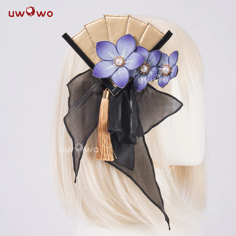 [Last Batch] INSTOCK Uwowo Genshin Impact Baal Raiden Shogun Detective Fanart Casual Cosplay Costume S-3XL - Image 4