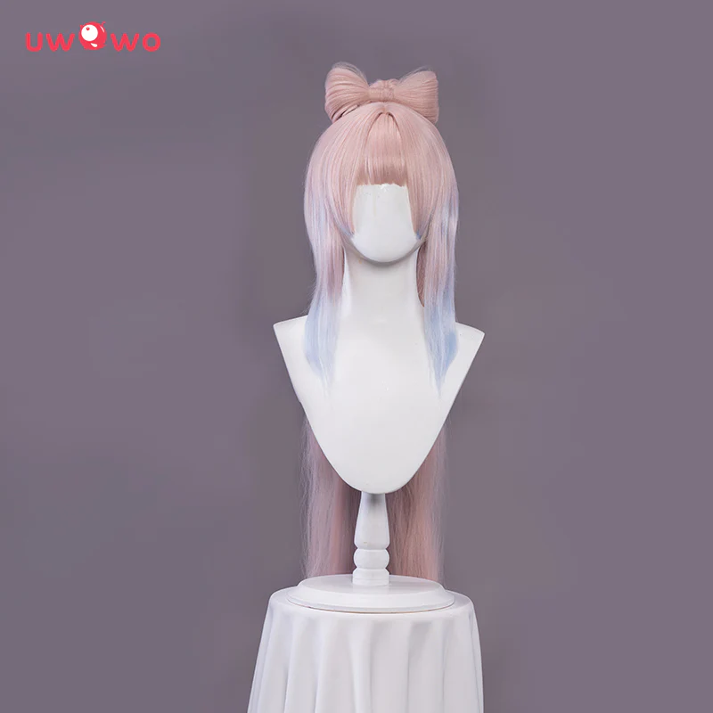 Uwowo Genshin Impact Sangonomiya Kokomi Cosplay Wig 110cm Ponytail - Image 2