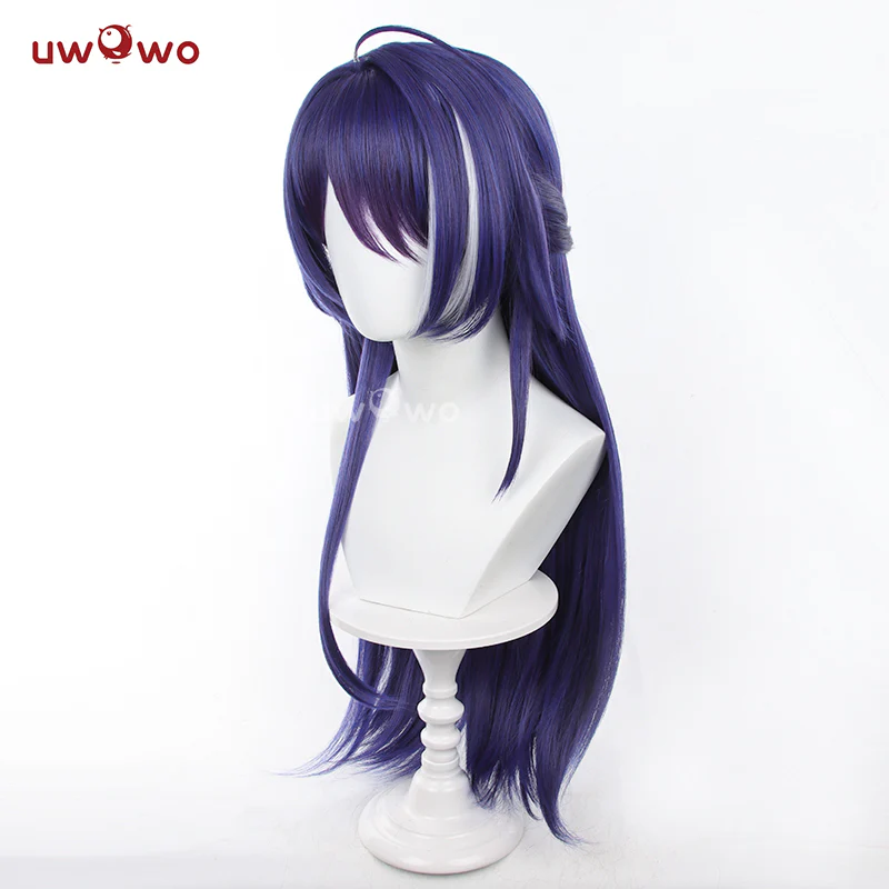 【Pre-sale】Uwowo Honkai Star Rail Acheron Cosplay Wig Long Blue Hair - Image 3