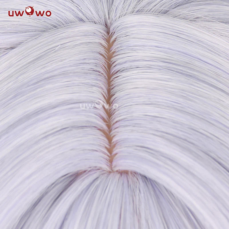 Uwowo Honkai Star Rail Black Swan Cosplay Wig Long Purple Hair - Image 5