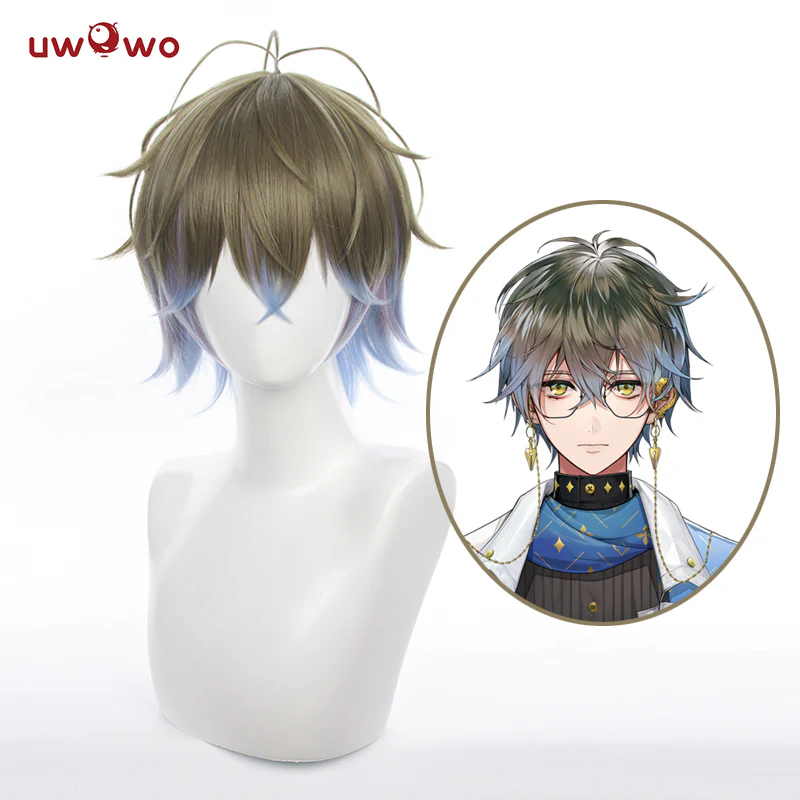 Uwowo NIJISANJI Cosplay Vtuber Wig Ike Eveland Cosplay Wig - Image 4