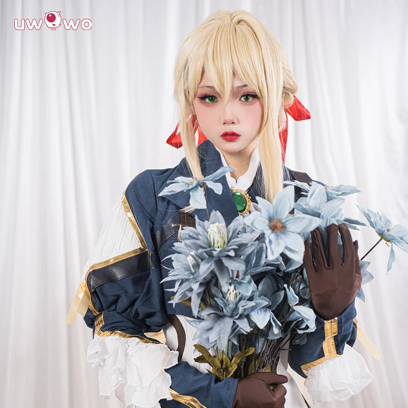 Uwowo Collab Series: Anime Violet Evergarden Cosplay Violet cosplay Costume Women Dress - Image 3