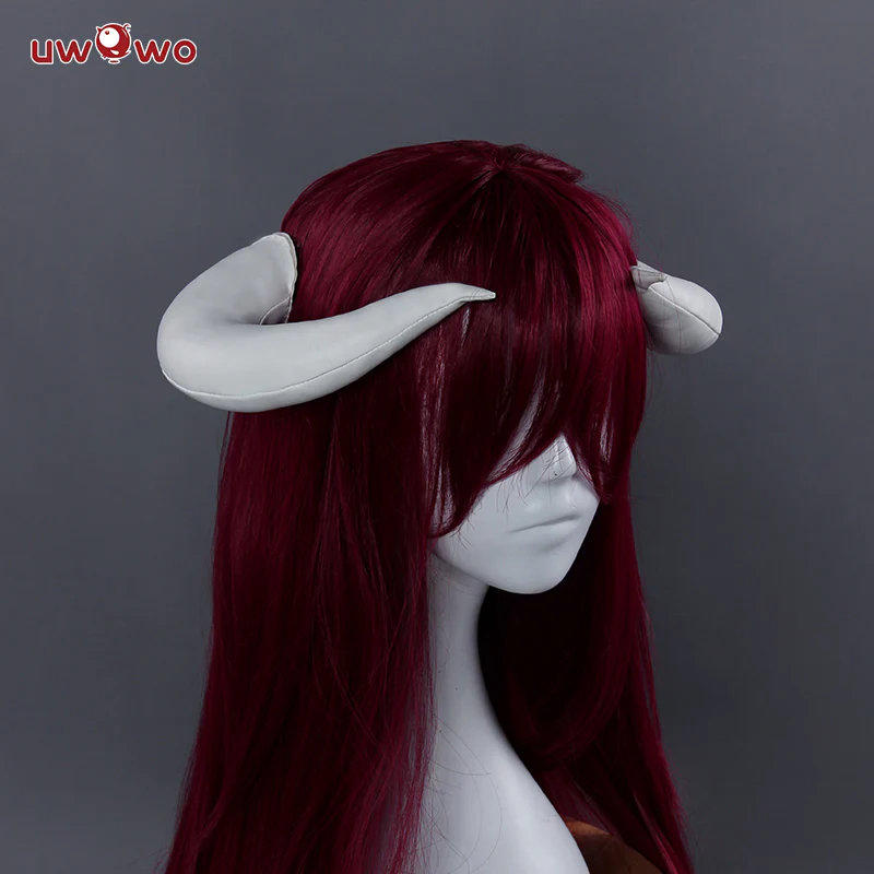 S-3XL INSTOCK-Uwowo Anime Overlord Albedo Cosplay Plus Size White Dress Costume - Image 6