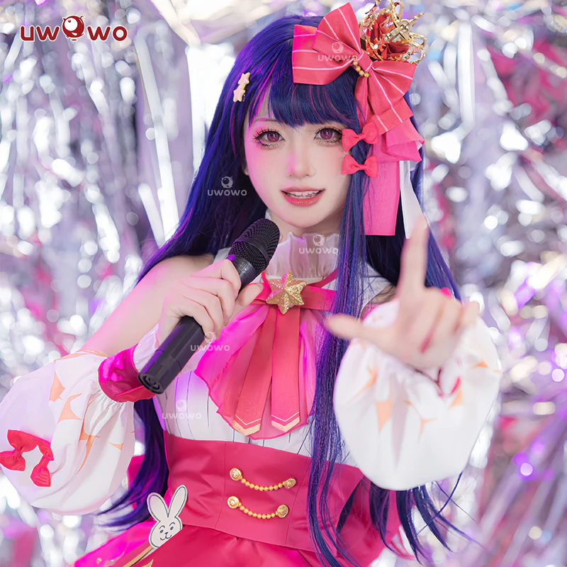 【Special Discount】S-3XL INSTOCK-Uwowo Anime Oshi no Ko Ai Hoshino Idol Stage Performance Exhibition Ver. Cosplay Costume - Image 6