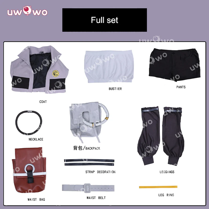 Uwowo Collab Series: Anime Gachiakuta Riyo Reaper Cosplay Costume XS-3XL - Image 5
