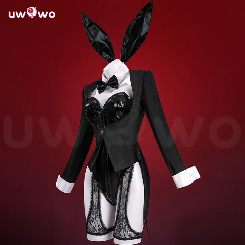 Uwowo Collab Series: Anime My Dress-Up Darling S2 Marin Kitagawa Black Bunny Suit Cosplay Costume XS-2XL - Image 5