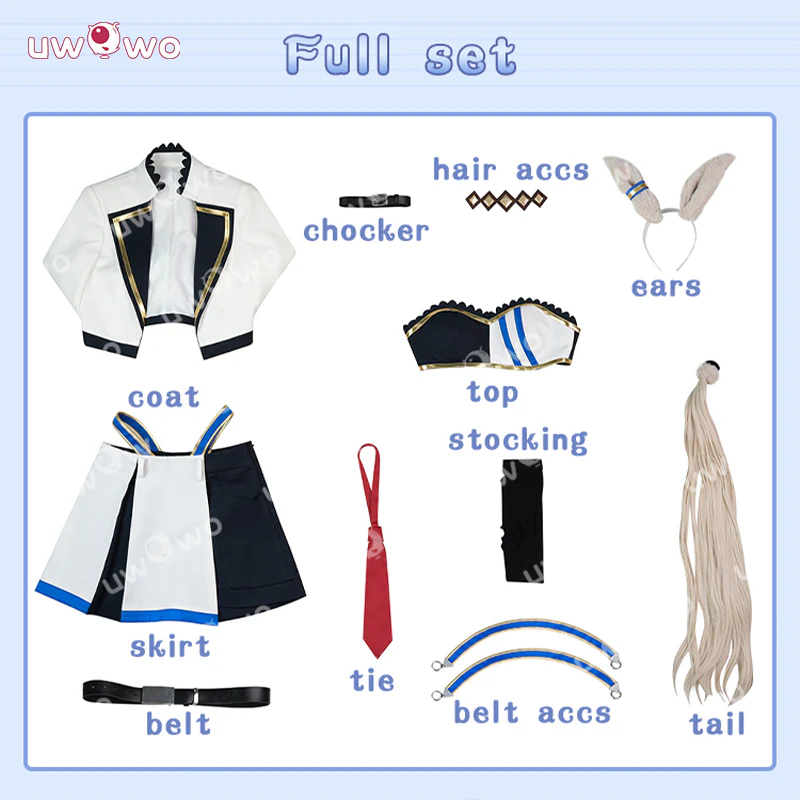 Uwowo Collab Series: Anime Umamusume: Pretty Derby Oguri Cap Concert Cosplay Costume XS-2XL - Image 5