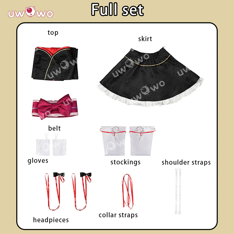 Uwowo Collab Series: Anime Unbreakable Machine-Doll Yaya Kimono Cosplay Costume Cosplay Costume XS-2XL - Image 5