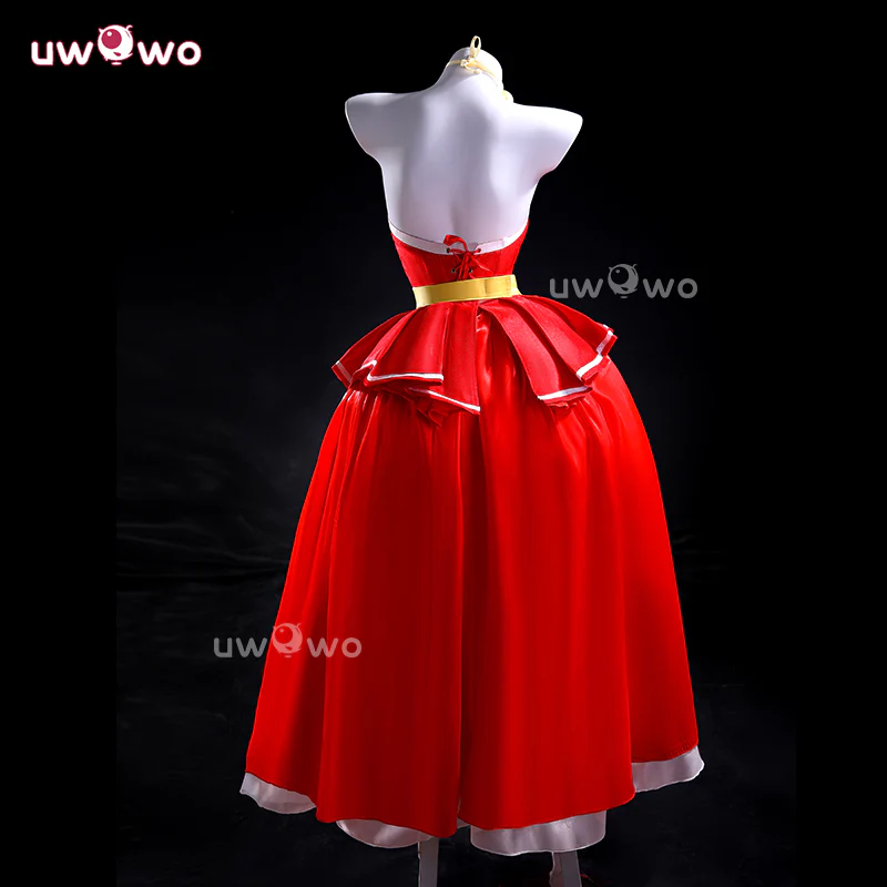 Uwowo Collab Series: Charlie Morningstar Hazbin Hotel Season 2 Dress Velvet Gown Cosplay Costume S-3XL - Image 2