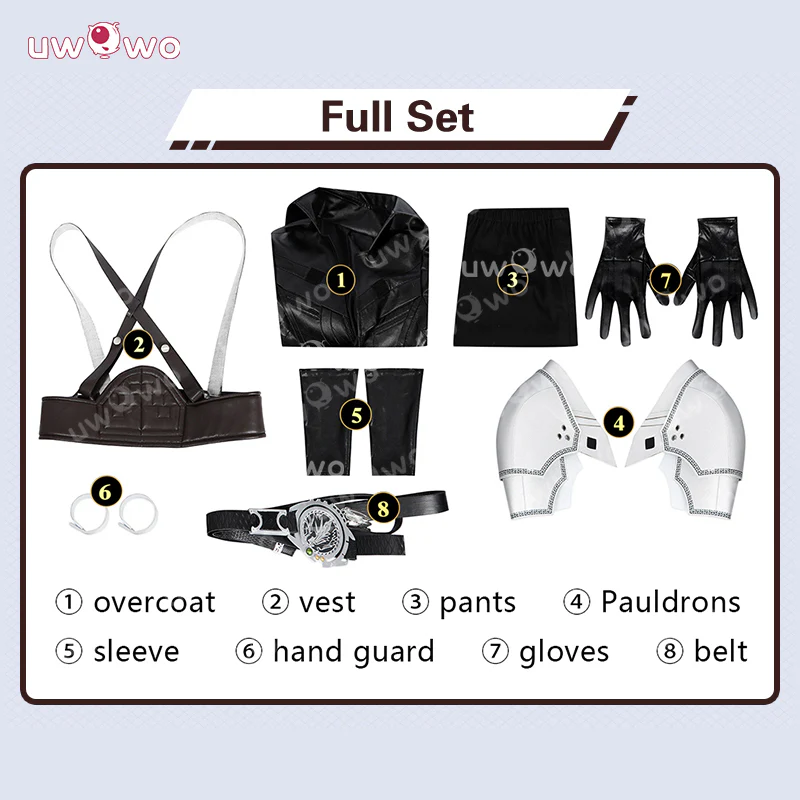 Uwowo Collab Series: Final Fantasy 7 FF7 Sephiroth Cosplay Costume - Image 5