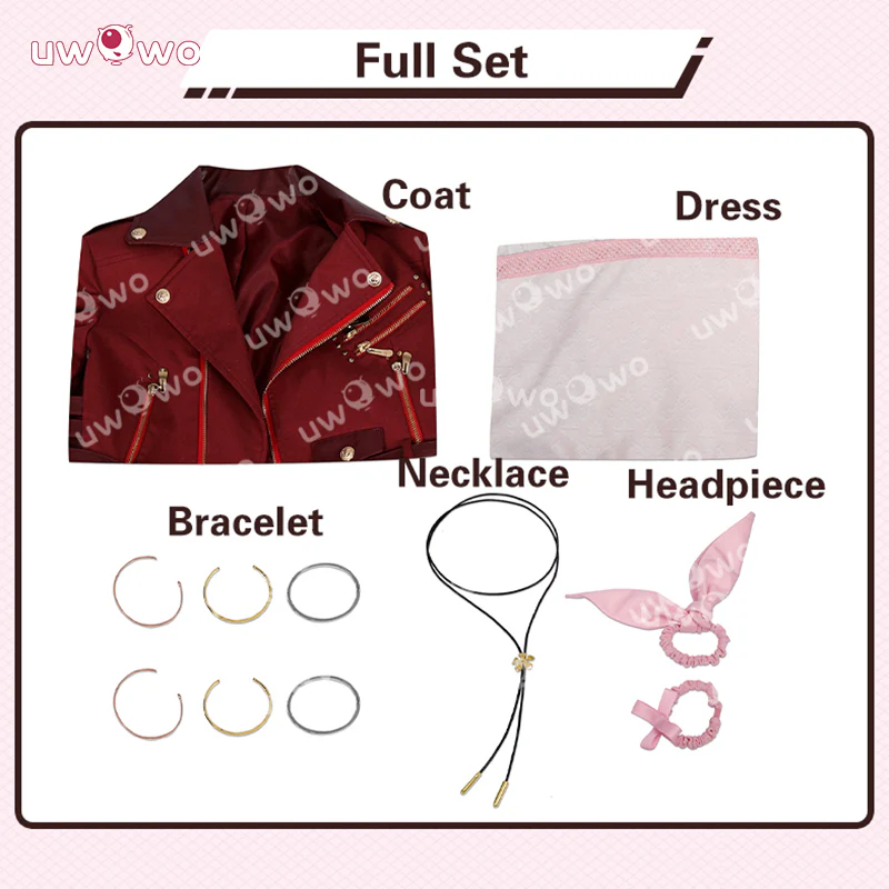 Uwowo Collab Series: Final Fantasy 7 Rebirth FF7 Aerith Cosplay Costume - Image 5