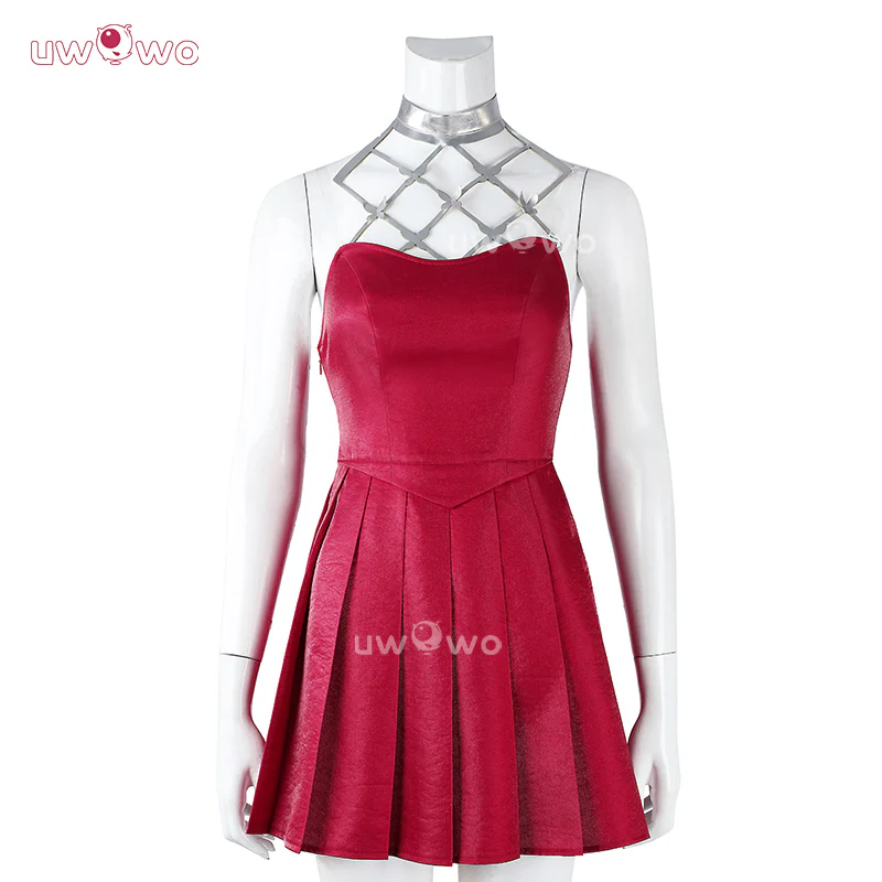 Uwowo Collab Series: Game Cosplay Women Bodysuit Red Skin Costume - Image 4