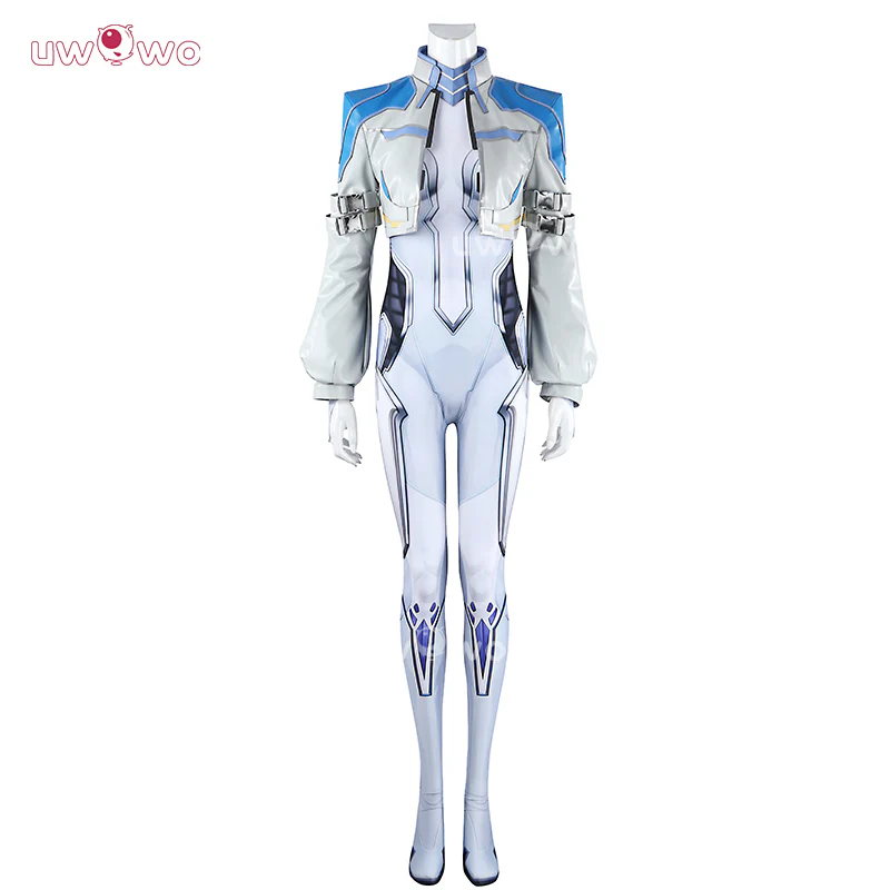 Uwowo Collab Series: Game Cosplay Women Bodysuit Whikte Skin Costume / Dagger Cosplay Costume Strategist - Image 2