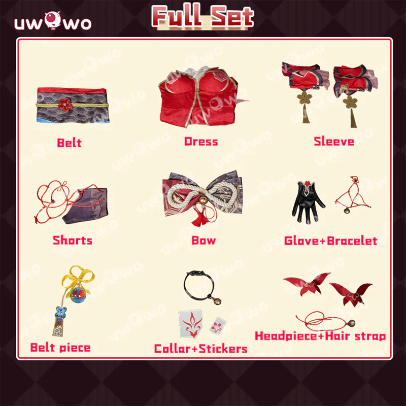 [Last Batch]Uwowo Collab Series: Plus Size Game Honkai: Star Rail Sparkle Hanabi Cosplay Costume - Image 7