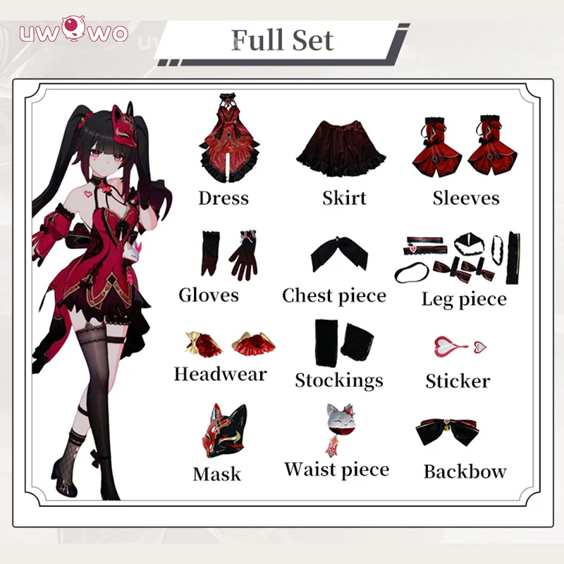 Uwowo Collab Series: Game Honkai: Star Rail Sparkle Hanabi Cosplay Costume - Image 5