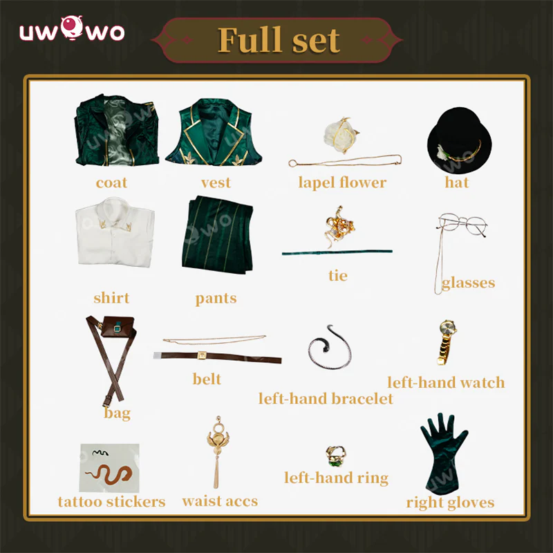 Uwowo Collab Series: Game Identity V Art Dealer "Knight" Cosplay Costume - Image 6