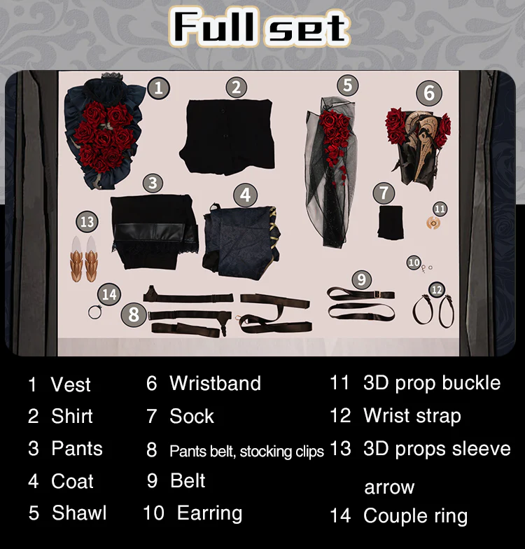 Uwowo Collab Series Game Identity V Luminary Emile Cosplay Costume Luminary Patient Cosplay - Image 7