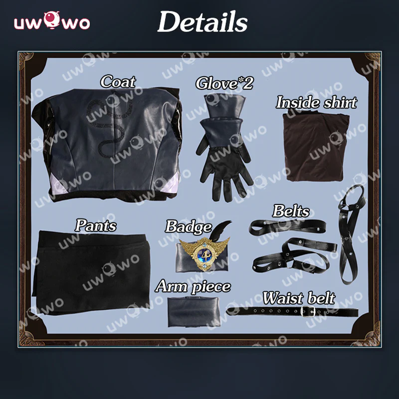 Uwowo Collab Series: Game Identity V Seer, Eli Clark Costume Noir Cosplay - Image 6