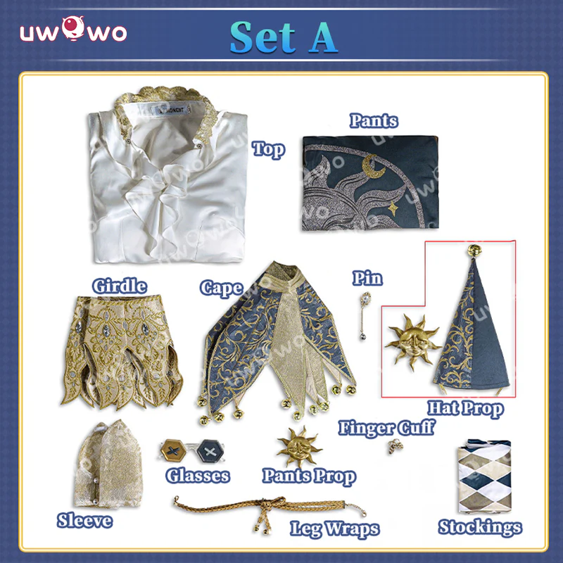Uwowo Collab Series: Game Identity V Weeping Clown-Extinguished Sun Cosplay Costume - Image 5