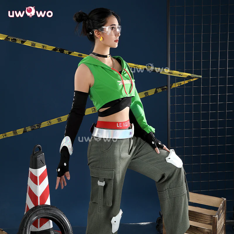 Uwowo Collab Series: Game Overwatch 2 x LE SSERAFIM Fearless Illari Cosplay Costume XS-XXL - Image 2