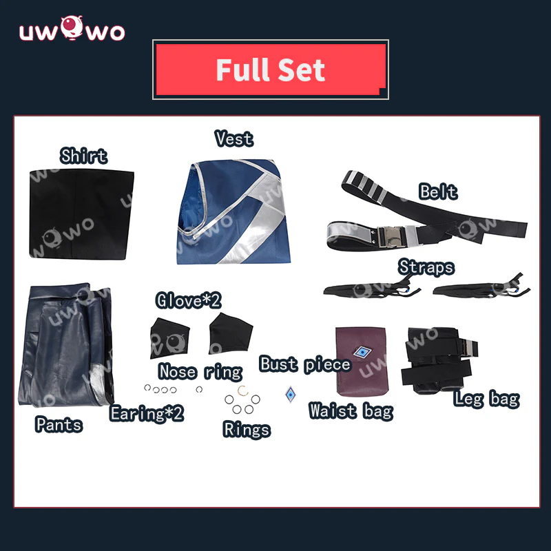 Uwowo Collab Series:Game Valorant Fade Cosplay Costume - Image 5