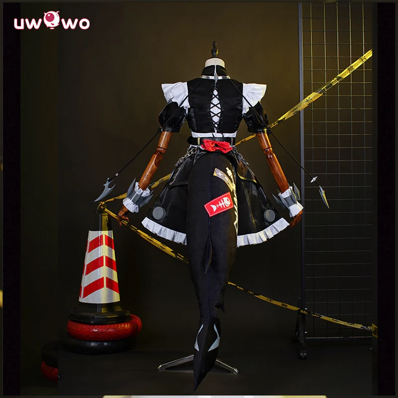Uwowo Collab Series: Game Zenless Zone Zero/ZZZ Ellen Joe Maid Cosplay Costume - Image 7