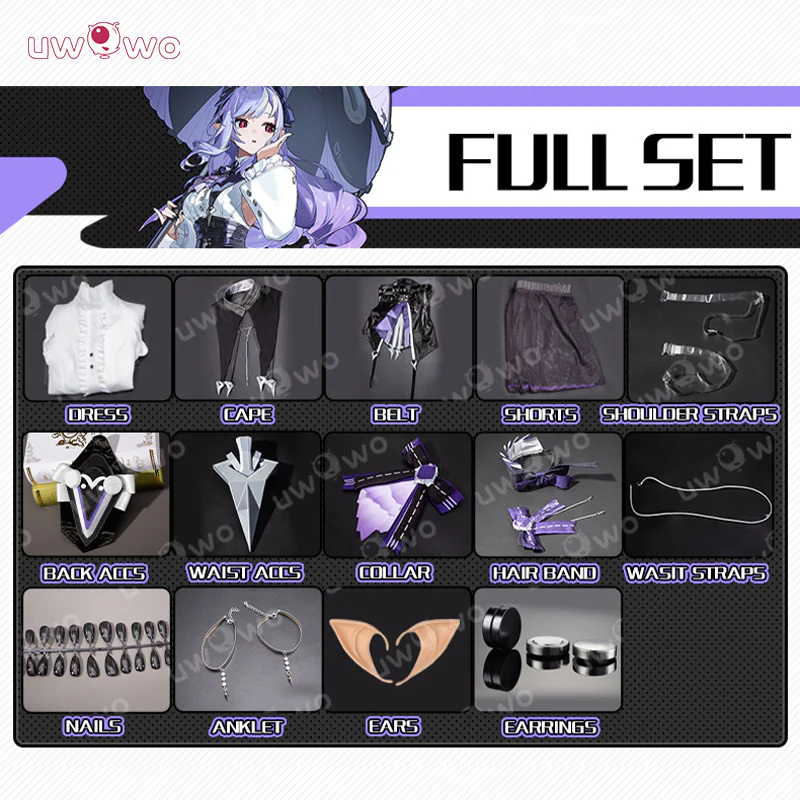 Uwowo Collab Series: Game Zenless Zone Zero/ZZZ Vivian Cosplay Costume S-2XL - Image 5