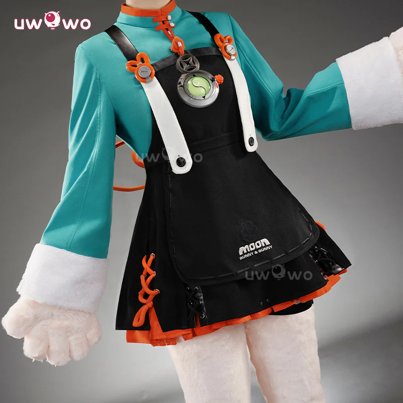 Uwowo Collab Series: Game Zenless Zone Zero/ZZZ Zhao Bunny Cosplay Costume S-XL - Image 4