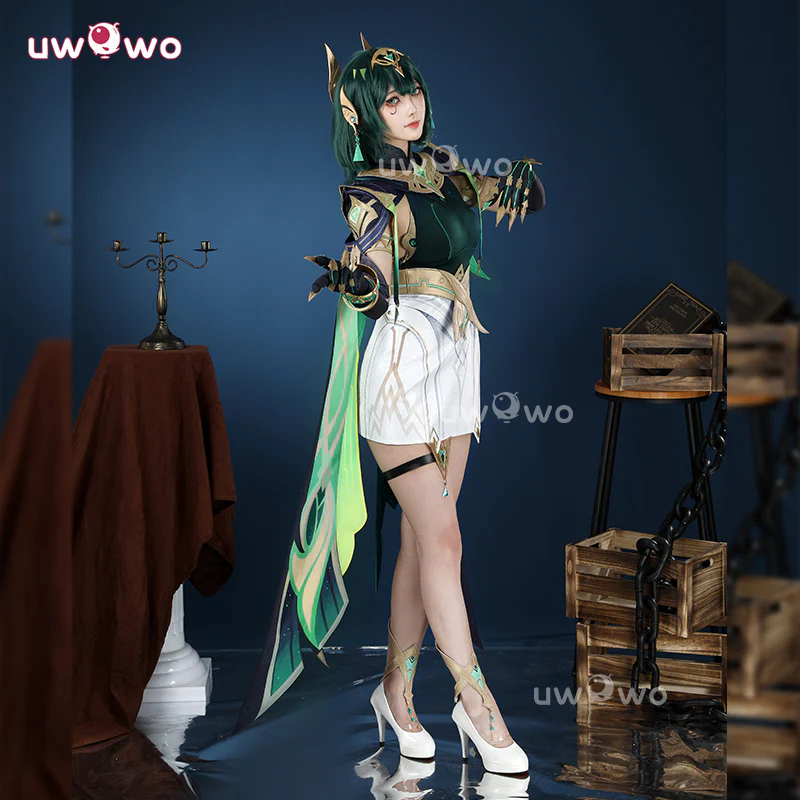 Uwowo Collab Series: Genshin Impact Nefer Nod-Krai Song of the Welkin Moon Cosplay Costume XS-2XL - Image 5