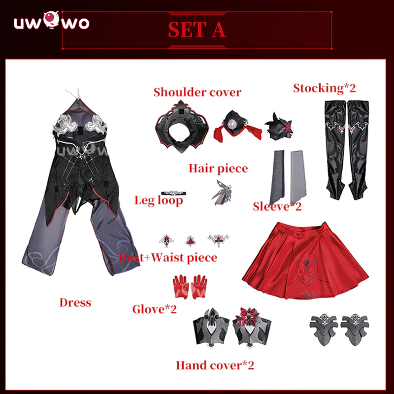 Uwowo Collab Series: Honkai Impact3 Seele Starchasm Nyx Battlesuit Cosplay Costume - Image 4